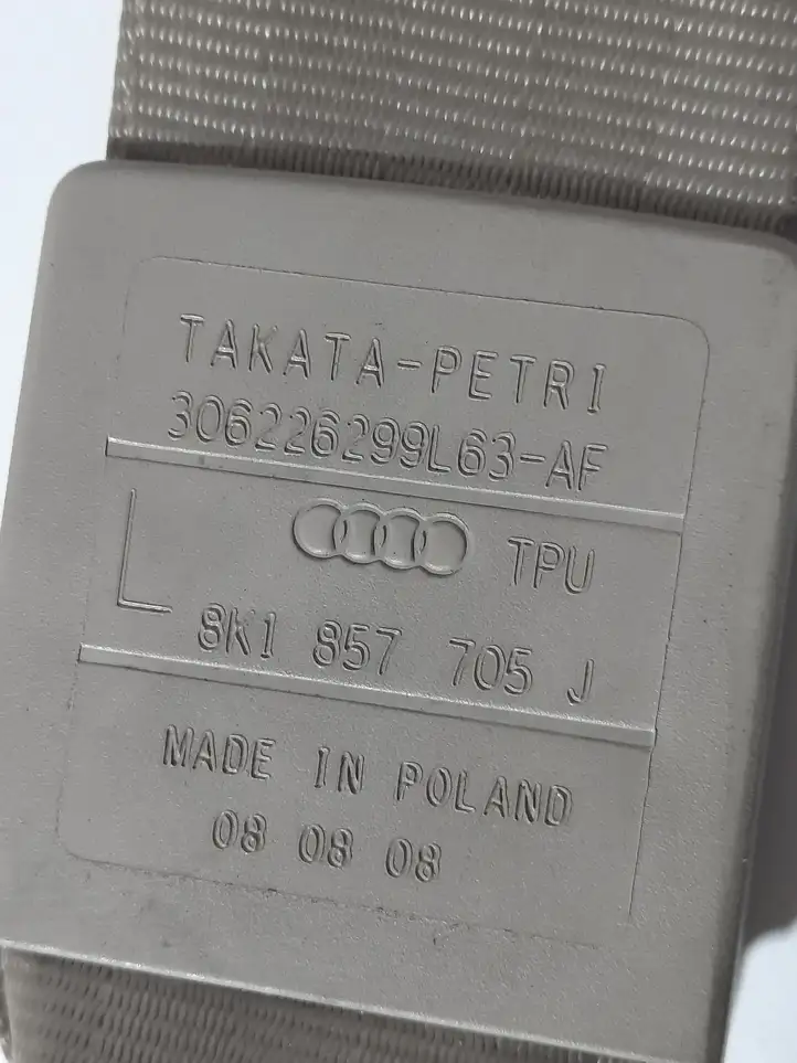 Audi A4 S4 B8 8K (2007 - 2011) 8K1857705J Передний ремень безопасности — фото 3