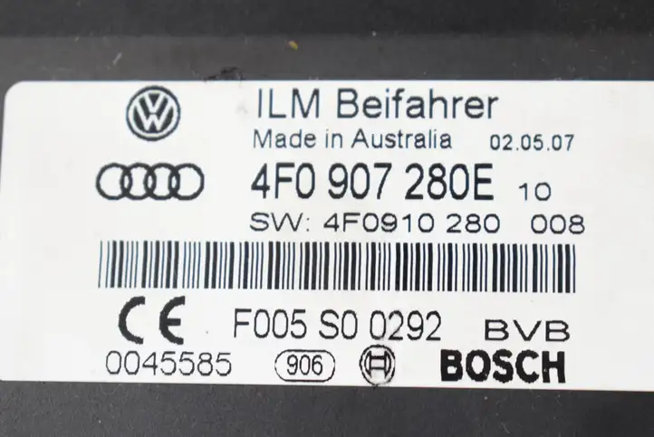 Audi Q7 4L (2005 - 2009) 4F0907280E Модуль управления кузовом (BCM) — фото 5