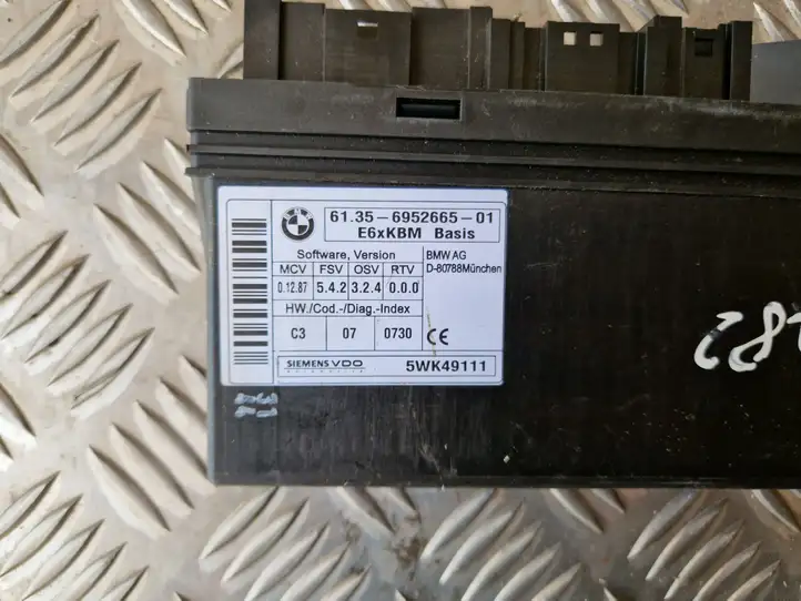 BMW 5 E60 E61 (2004 - 2010) 5WK49111 Модуль комфорта — фото 4