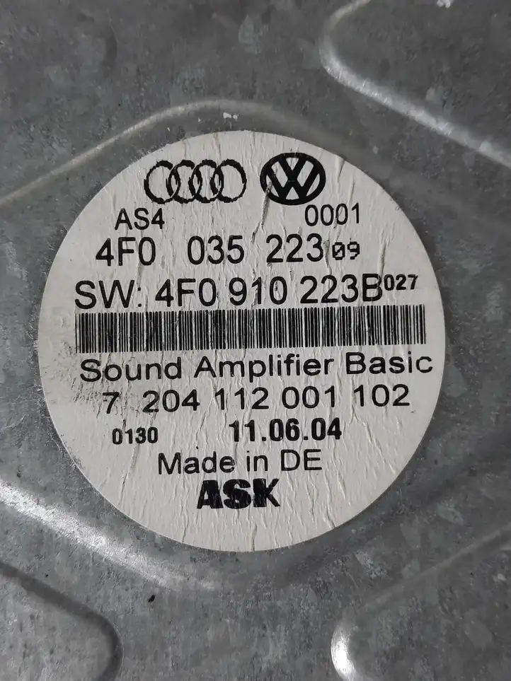Audi A6 S6 C6 4F (2004 - 2008) 4F0035223 Усилитель звука — фото 4