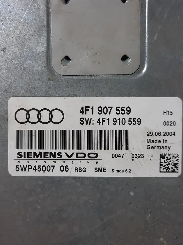 Audi A6 S6 C6 4F (2004 - 2008) 4F1907559 Блок управления двигателем (ЭБУ) — фото 6