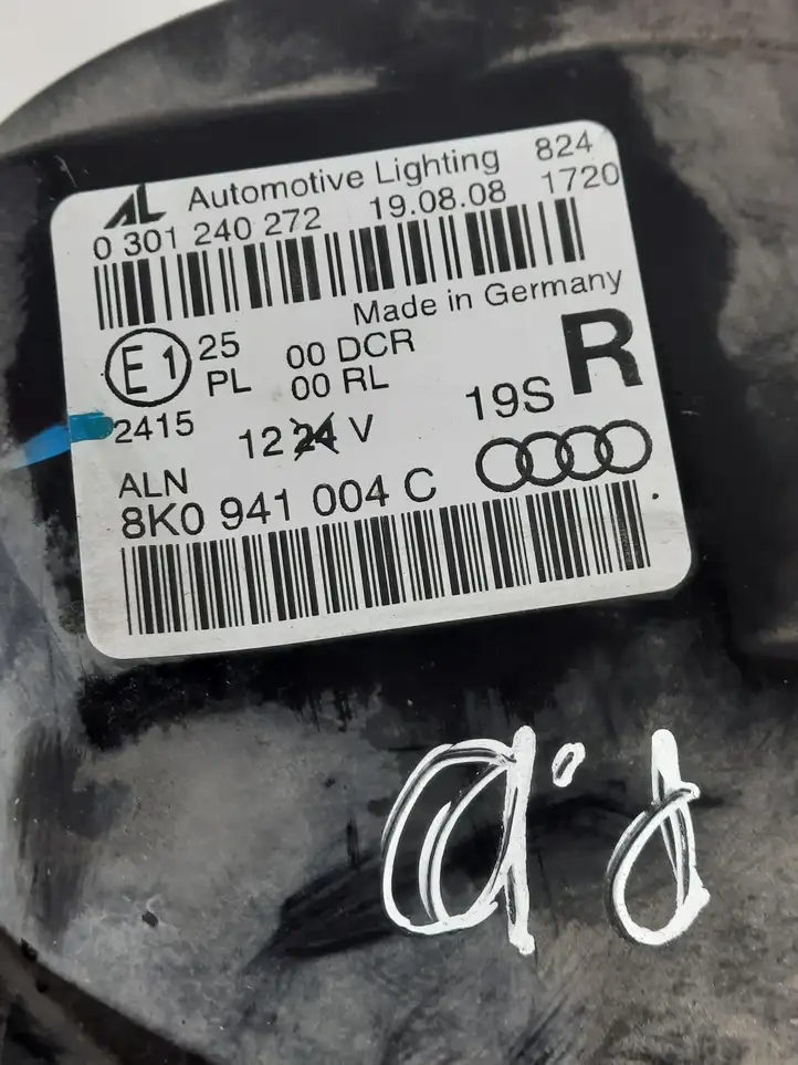 Audi A4 S4 B8 8K (2007 - 2011) 8K0941004C Передняя фара — фото 7