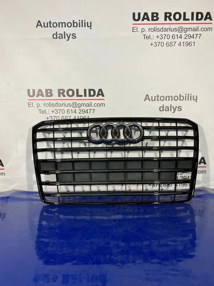 Audi A8 S8 D4 4H (2013 - 2017) 4H0853651AG Верхняя решетка радиатора — фото 1