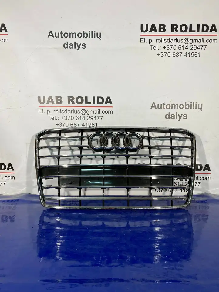 Audi A8 S8 D4 4H (2013 - 2017) 4H0853651AA Верхняя решетка радиатора — фото 1