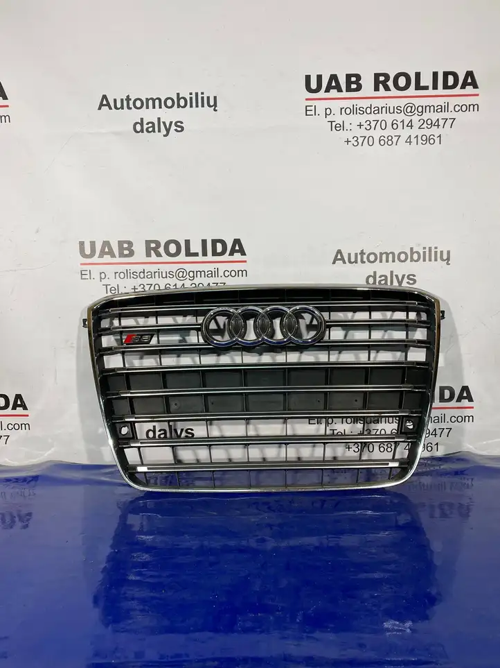 Audi A8 S8 D4 4H (2010 - 2014) 4H0853651E Верхняя решетка радиатора — фото 1