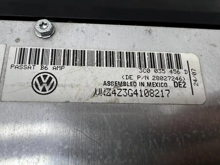 Volkswagen PASSAT B6 (2005 - 2010) 3C0035456D Усилитель звука — фото 4