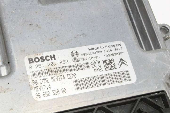 Peugeot 308 (2013 - 2021)  0261201863 Блок управления двигателя