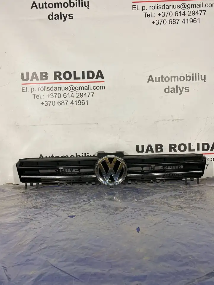 Volkswagen Golf VII (2013 - 2019) 5G0853653 Верхняя решетка радиатора — фото 1