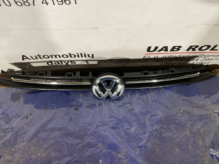 Volkswagen Polo VI (2015 - 2019) 2G0853651L Верхняя решетка радиатора — фото 11