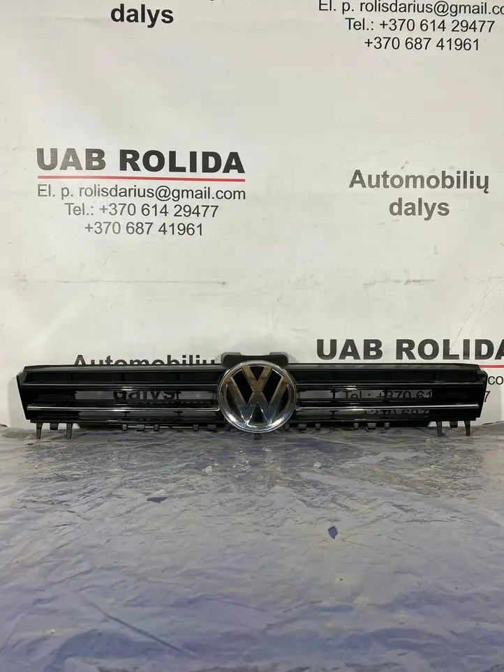 Volkswagen Golf VII (2013 - 2019) 5G0853653 Верхняя решетка радиатора — фото 1