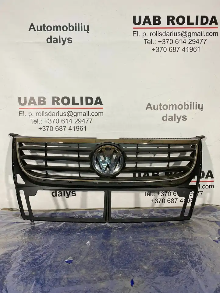 Volkswagen Touran I (2003 - 2010) 1T0853651D Верхняя решетка радиатора — фото 1