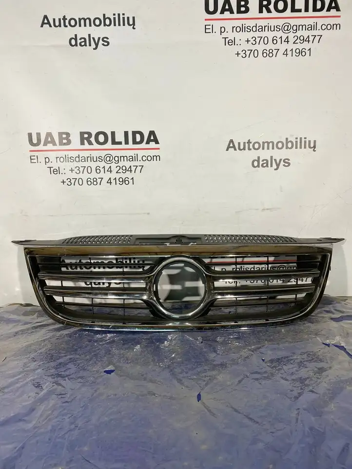 Volkswagen Tiguan (2007 - 2011) 5N0853653A Верхняя решетка радиатора — фото 1