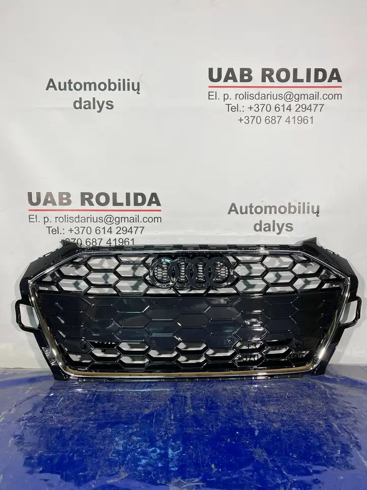Audi A4 S4 B9 8W (2019 - ) Верхняя решетка радиатора — фото 1
