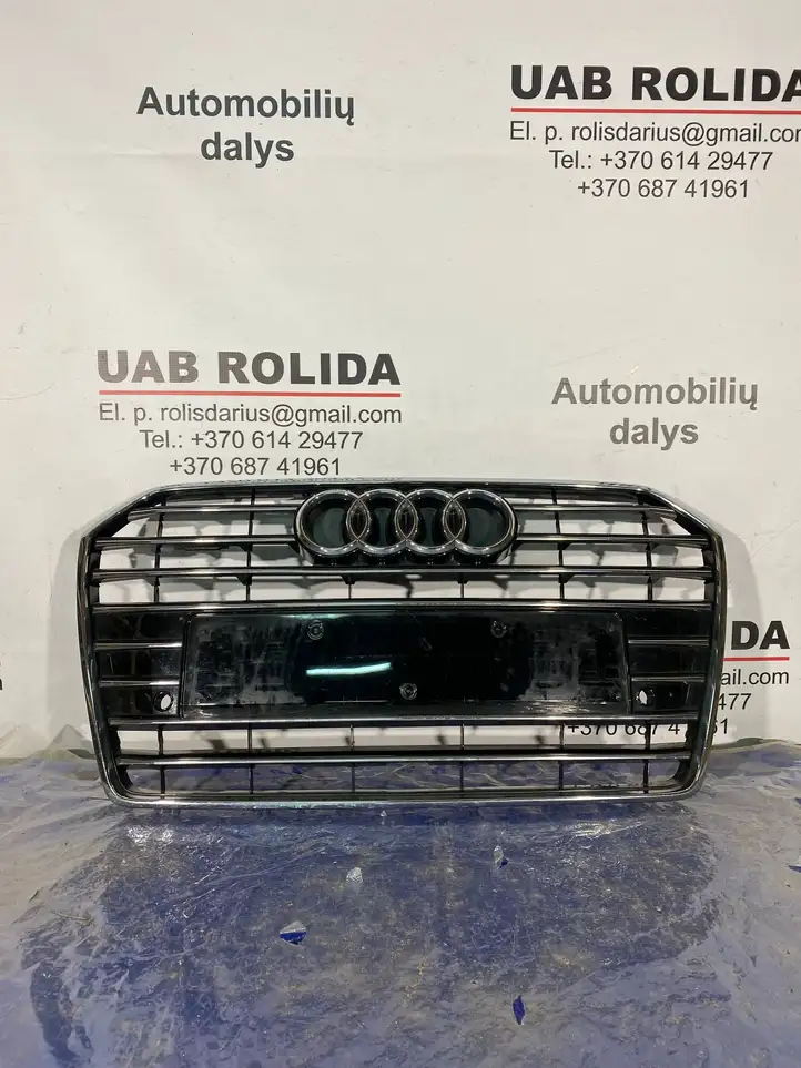 Audi A6 C7 (2014 - 2018) 4G0853651AE Верхняя решетка радиатора — фото 1