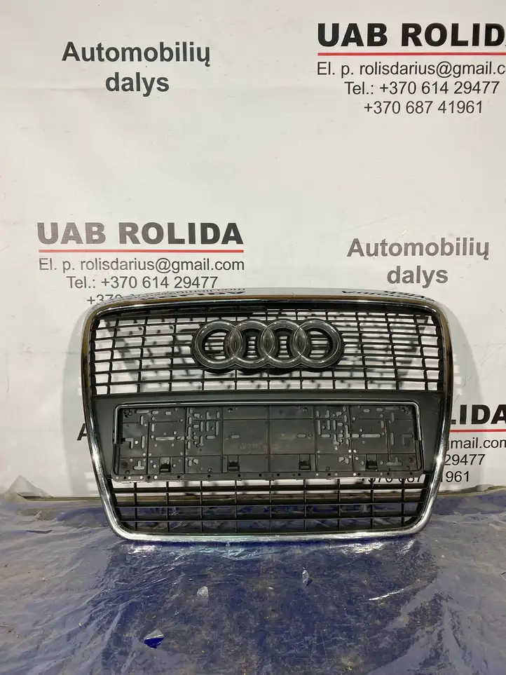 Audi A6 S6 C6 4F (2004 - 2008) 4F0853651S Верхняя решетка радиатора — фото 1