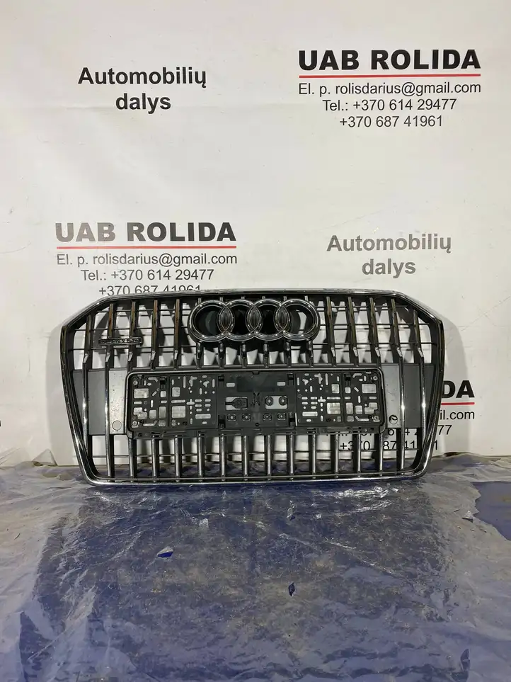 Audi A6 C7 (2014 - 2018) 4G0853653Q Верхняя решетка радиатора — фото 1