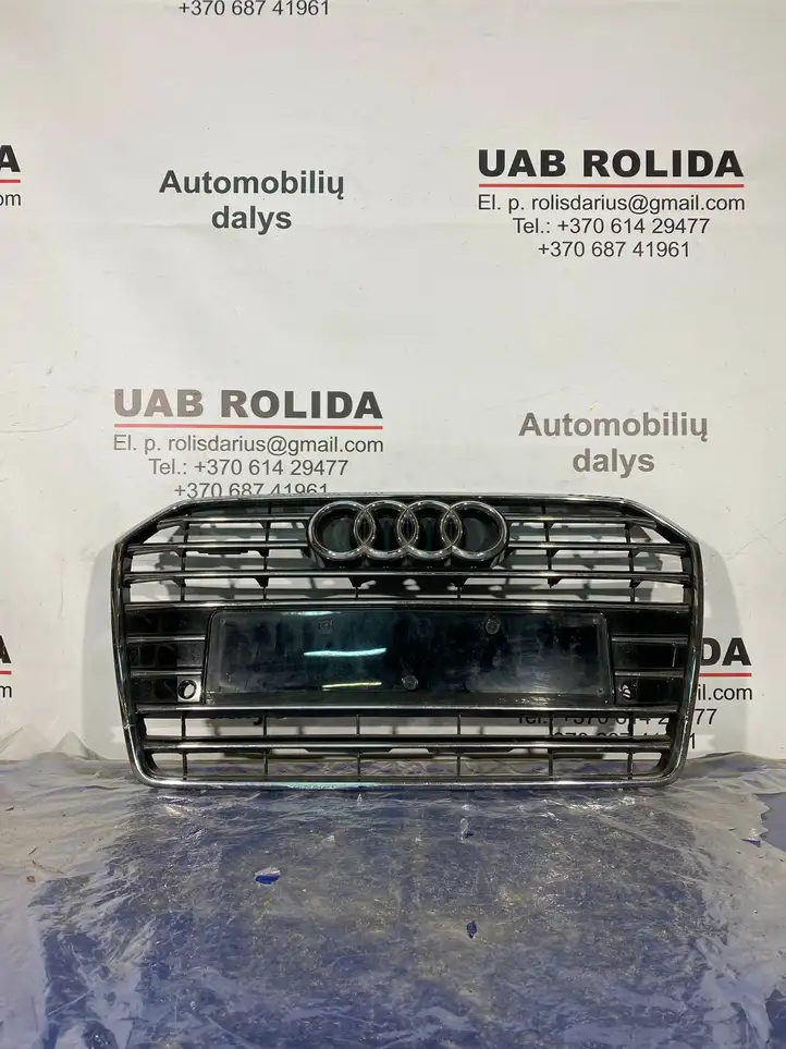 Audi A6 C7 (2014 - 2018) 4G0853651AE Верхняя решетка радиатора — фото 1