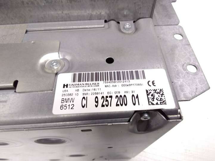 BMW X5 E70 (2006 - 2013)  9257200 Радио/ проигрыватель CD/DVD / навигация