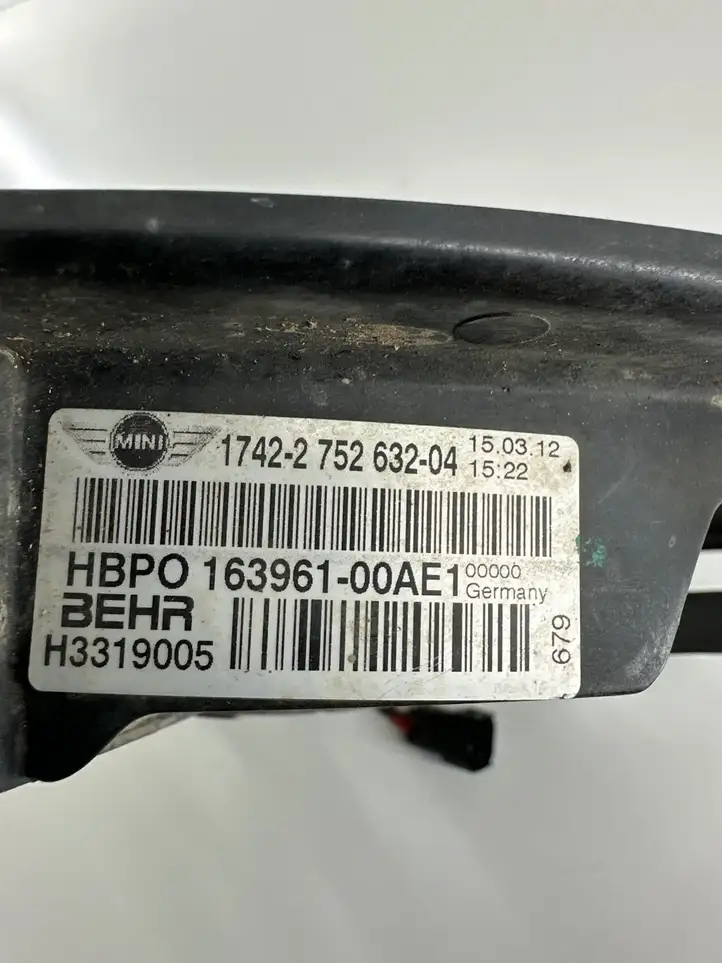 Mini One Cooper R57 (2007 - 2015) 2752632 Электровентилятор радиатора — фото 4