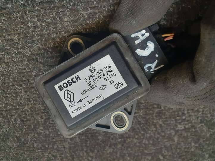Renault Megane II (2002 - 2005)  0265005259 Датчик ESP (системы стабильности) (датчик курсовой устойчивости))