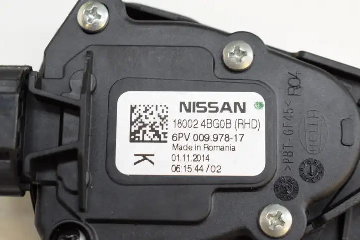 Nissan Qashqai (2013 - 2017) 180024BG0B Педаль акселератора — фото 3