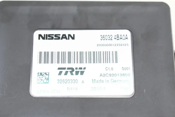 Nissan Qashqai (2013 - 2017) 360324BA0A Блок управления стояночным тормозом (EPB) — фото 3