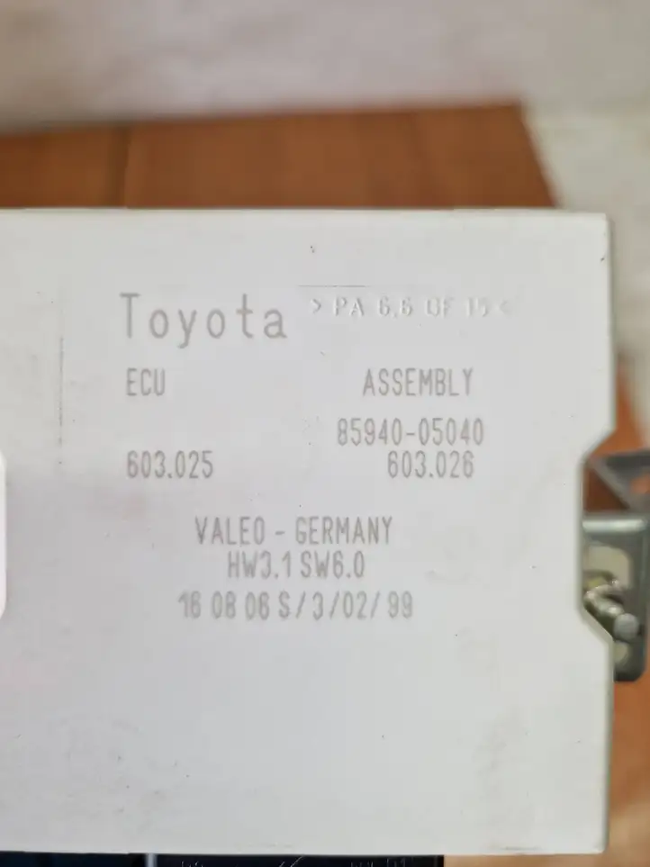 Toyota Avensis T250 (2006 - 2009) 8594005040 Реле стеклоочистителей — фото 3