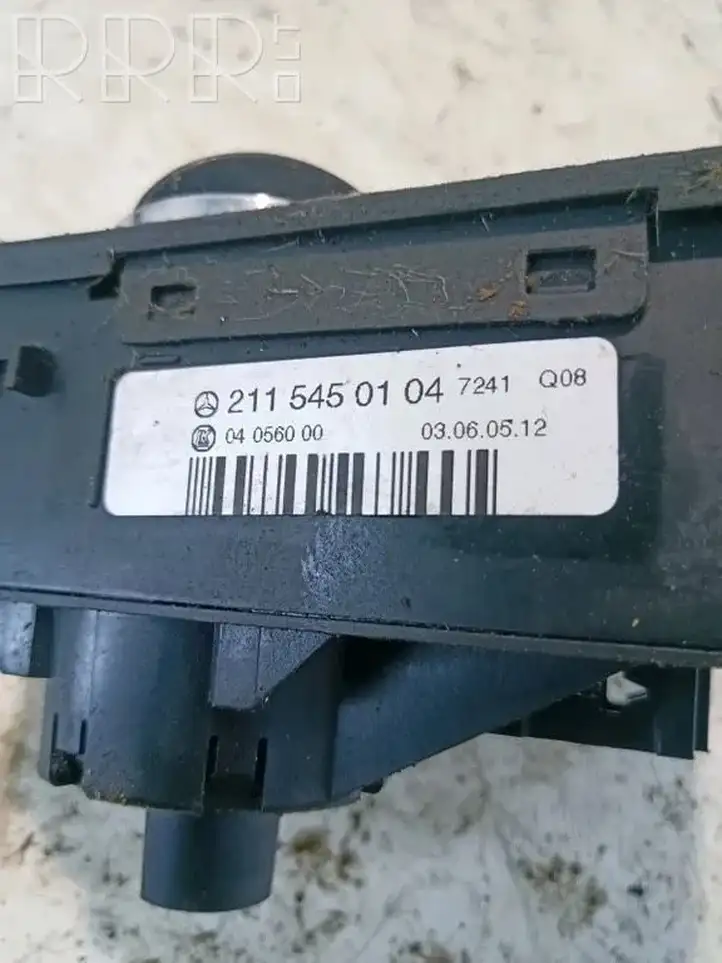 Mercedes-Benz E W211 (2002 - 2009) 2115450104 Включатель фонарей — фото 3
