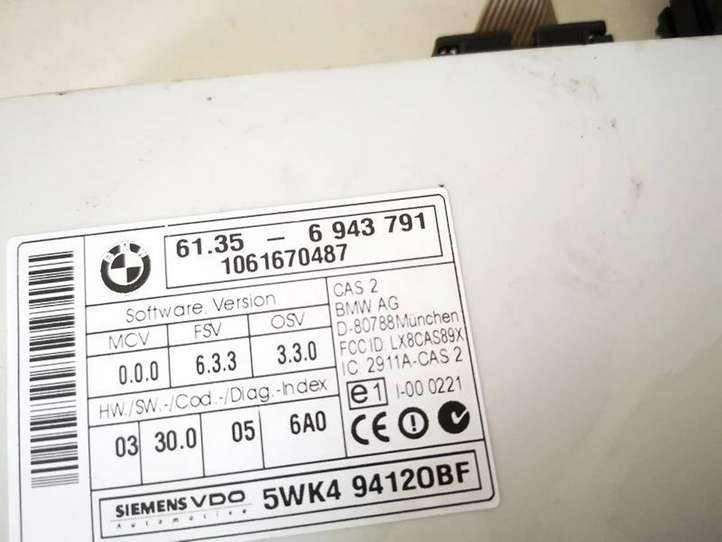 BMW 1 E81 E87 (2004 - 2011)  61356943791 Mодуль kомфортa