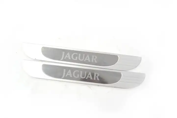 Jaguar S-Type (2004 - 2008) XR835413208BD Внутренняя обшивка порога (комплект) — фото 4