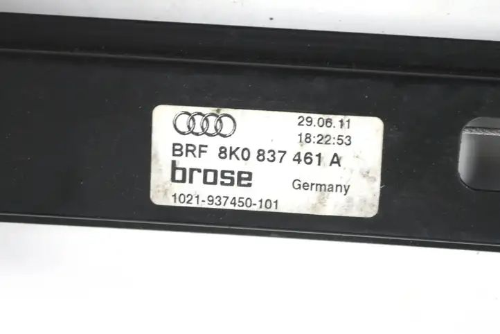Audi A4 S4 B8 8K (2007 - 2011) 8K0837461A Электростеклоподъемник передний (комплект) — фото 5
