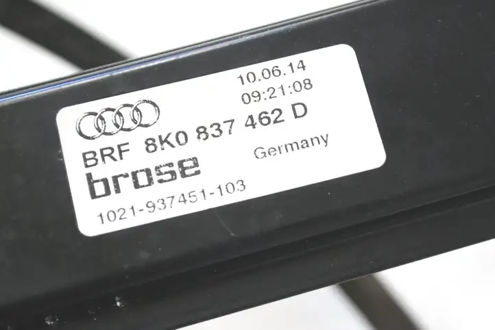 Audi A4 S4 B8 8K (2011 - 2015) 8K0837462D Электростеклоподъемник передний (комплект) — фото 5