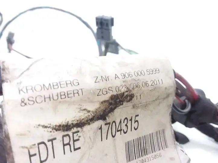 Mercedes-Benz Sprinter W906 (2006 - 2018) A9060005999 Проводка передней двери — фото 3