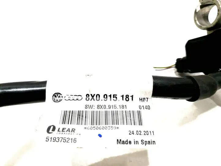 Audi A4 S4 B8 8K (2007 - 2011) 8X0915181 Минусовой провод аккумулятора — фото 3