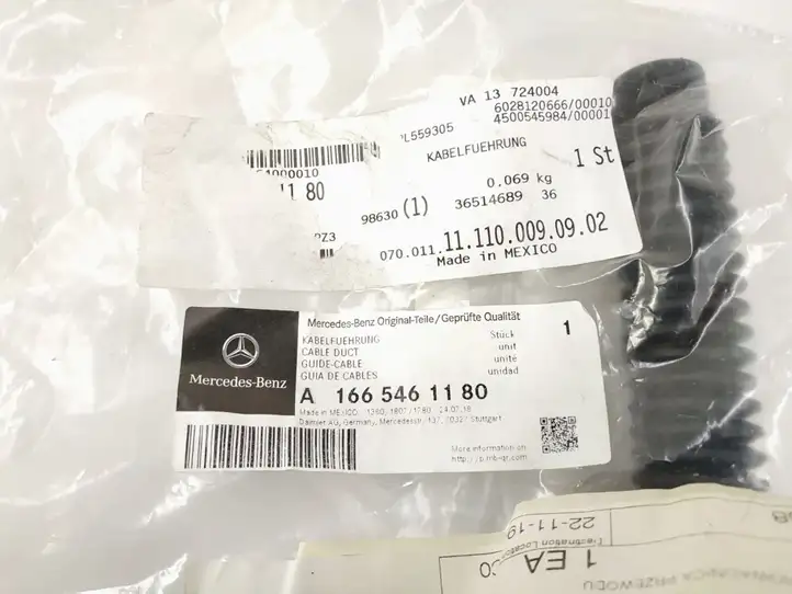 Mercedes-Benz GLE W166/C292 (2015 - 2019) 1665461180 Проводка передней двери — фото 8