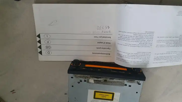 Mercedes-Benz E W210 (1995 - 2002)  BECKER Радио/ проигрыватель CD/DVD / навигация