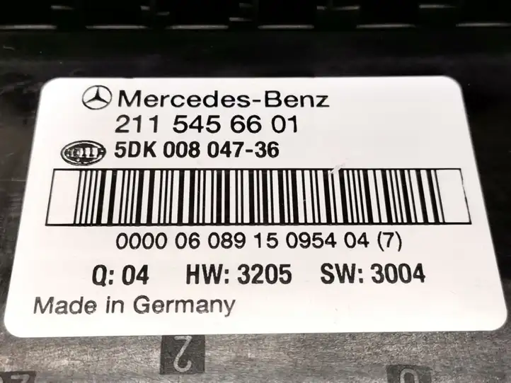 Mercedes-Benz E W211 (2002 - 2009) A2115456601 Блок предохранителей — фото 3