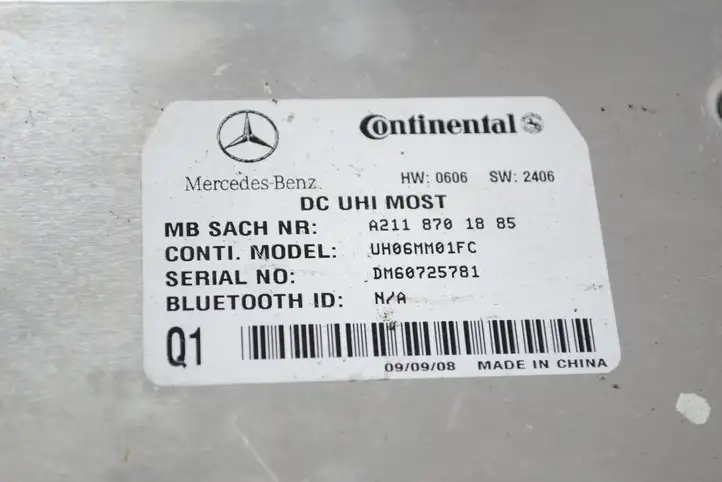 Mercedes-Benz Vito Viano W639 (2003 - 2010) A2118701885 Bluetooth модуль — фото 5