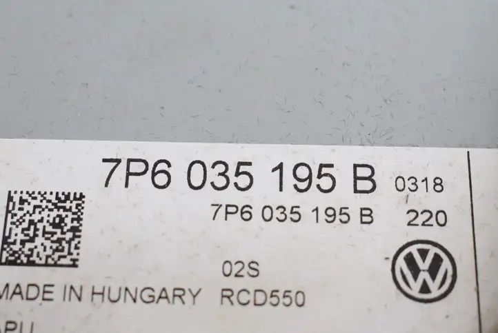 Volkswagen Touareg II (2010 - 2018) 7P6035195B Магнитола / мультимедийная система — фото 4