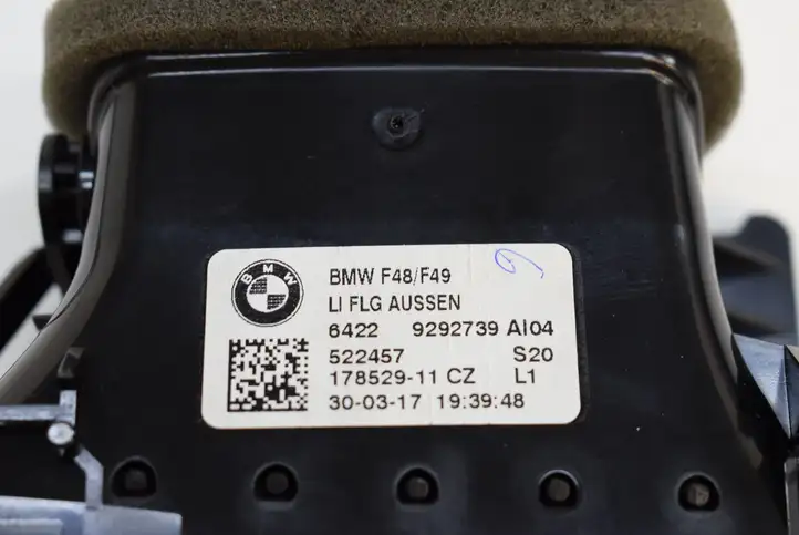 BMW X1 F48 F49 (2015 - 2022) 9292739 Воздушная решетка панели — фото 5