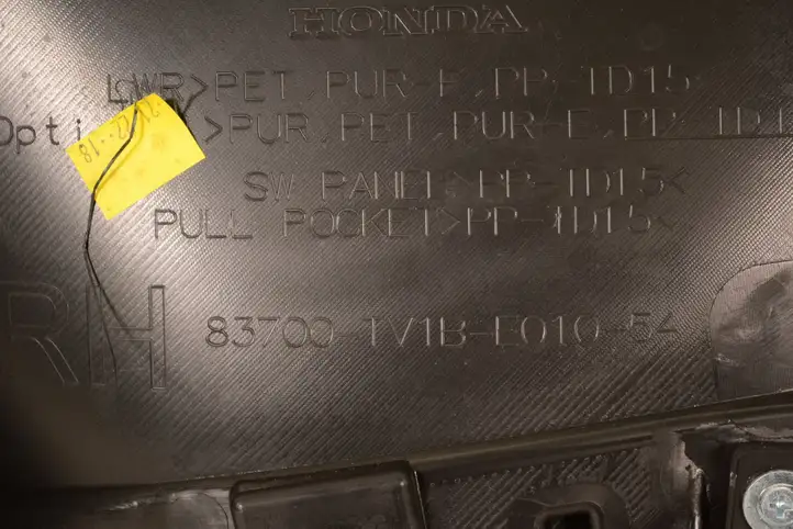 Honda Civic IX (2011 - 2017) 83700TV1BE01054 Обшивка задней двери — фото 5
