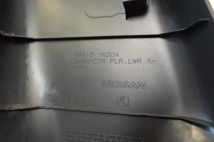 Nissan Juke I F15 (2010 - 2018) 769151KB0A Верхняя обшивка стойки B — фото 5