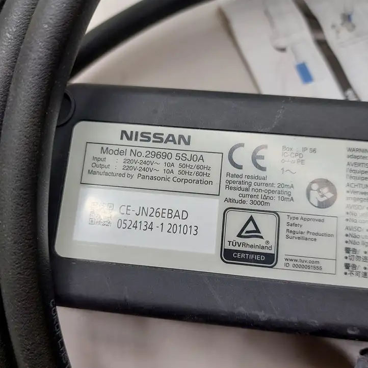 Nissan Leaf II (ZE1) (2017 - ) 296905SJ0A Кабель для зарядки электромобилей — фото 2