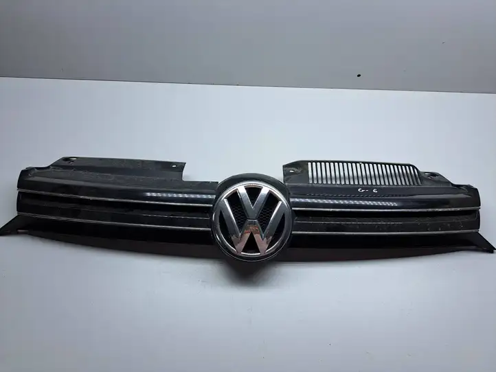 Volkswagen Golf VI (2009 - 2013) 1K9853653A Верхняя решетка радиатора — фото 1