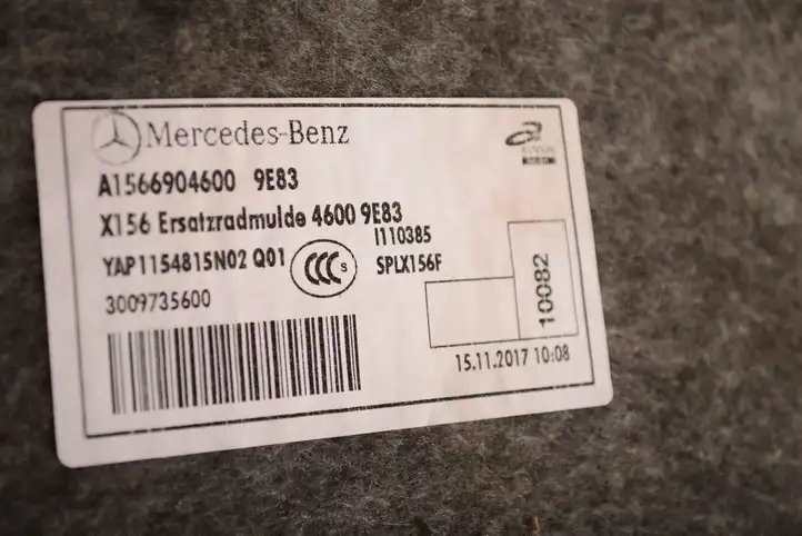 Mercedes-Benz GLA W156 (2013 - 2017) A1566904600 Пол багажника — фото 6