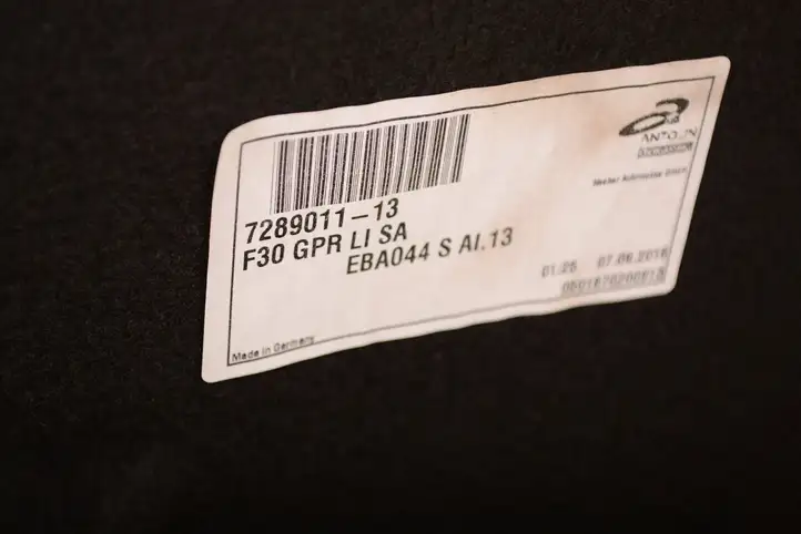 BMW 3 F30 F35 F31 (2012 - 2018) 7289011 Боковая обшивка багажника — фото 6