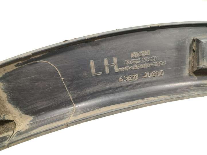 Nissan Qashqai (2006 - 2010)  63811-JD01D Защитная накладка арки