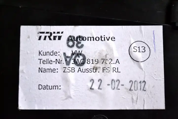 Volkswagen PASSAT CC (2008 - 2012) 3AG819702A Воздушная решетка панели — фото 5