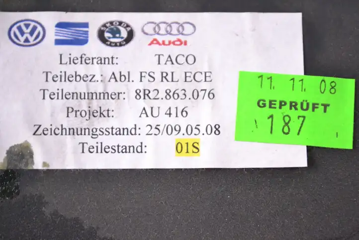 Audi Q5 SQ5 (2008 - 2012) 8R2863076 Нижняя отделка панели приборов — фото 5