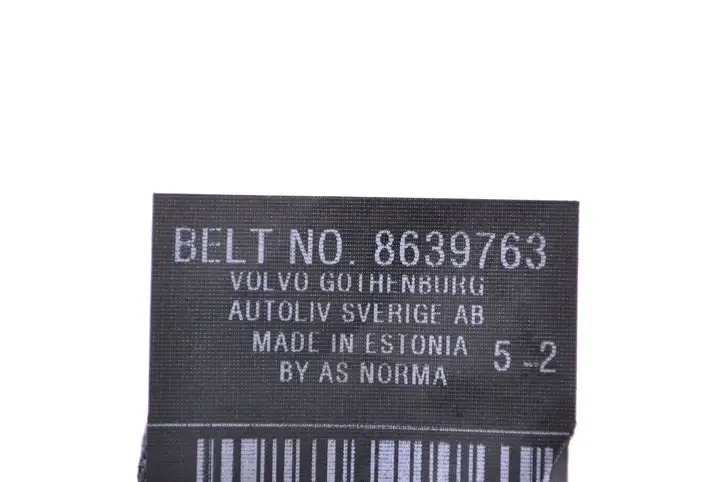 Volvo S80 (2006 - 2009) 8639763 Центральный ремень безопасности — фото 5